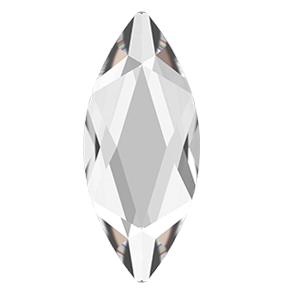 Marquise Navette Shaped Flatback Glass Rhinestones