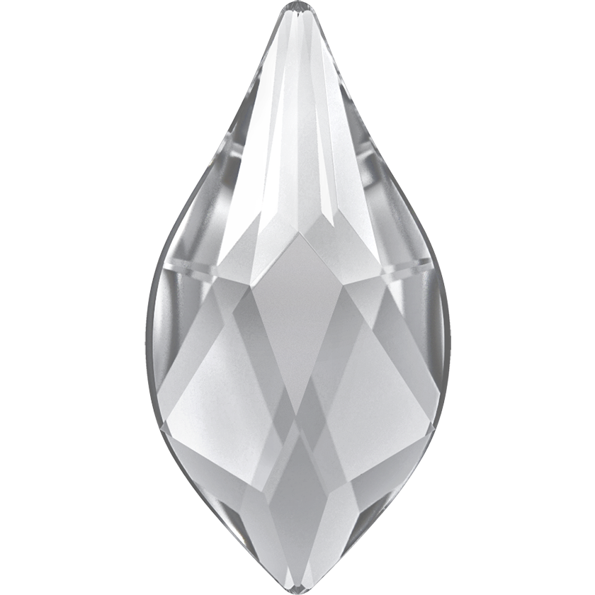 Flame Shaped Flatback Glass Rhinestones