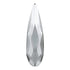 Raindrop Shaped Flatback Glass Rhinestones