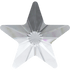 Star Shaped Flatback Glass Rhinestones