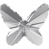 Butterfly Shaped Flatback Glass Rhinestones