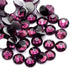 Amethyst Purple Round Flatback Glass Rhinestones