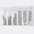 Mix sizes Round Flatback Glass Rhinestones Pack