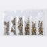 Mix sizes Round Flatback Glass Rhinestones Pack