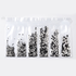 Mix sizes Round Flatback Glass Rhinestones Pack