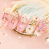 Metal Rivets with Variety of Pastel Colors Diamond Shaped Gemstones
