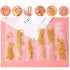 Nail Art Decoration Variety Shapes Metal Rivets Gold Silver Set