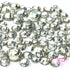 Crystal 2mm to 6mm Mix Sizes Resin Round Rhinestones Flat Back