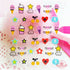 Love Cross Heart Nail Art Self Adhesive Stickers
