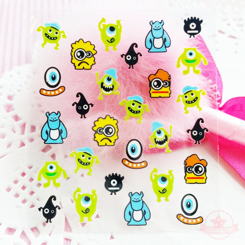 Love Cross Heart Nail Art Self Adhesive Stickers