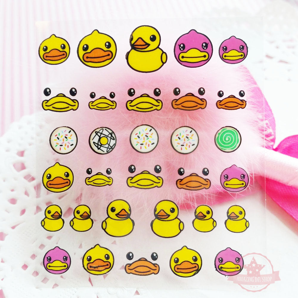Love Cross Heart Nail Art Self Adhesive Stickers