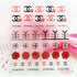 Designer Logo CC Nail Art Self Adhesive Stickers