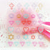 Cross Shell Heart Nail Art Self Adhesive Stickers