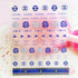 Designer Logo CC Nail Art Self Adhesive Stickers