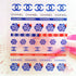 Designer Logo CC Nail Art Self Adhesive Stickers