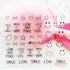 Trees Shell Flowers Smiley Nail Art Self Adhesive Stickers