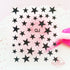 Glitter Stars Nail Art Self Adhesive Stickers