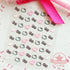 Bow Kitty Pink Nail Art Self Adhesive Stickers
