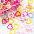 Copy of 11mm Heart Shape Pearlized Flat Back Deco Mix Colors 100 pcs