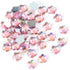 Flower 8mm Acrylic Rhinestone Flat back